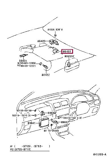 Toyota 89452-10040 Throttle position sensor 8945210040