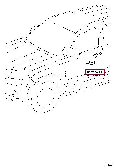 8173060130 Toyota Running repeater