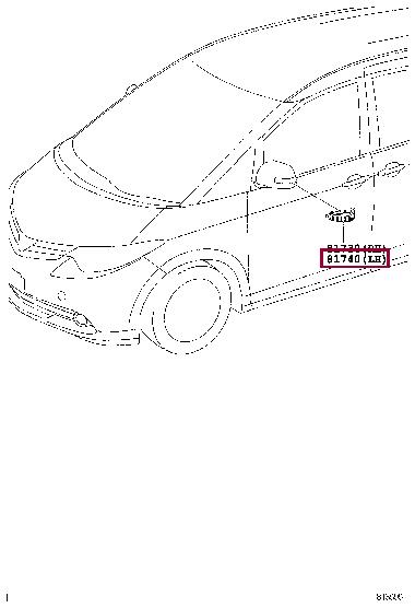 8174052031 Toyota LAMP ASSY, SIDE TURN