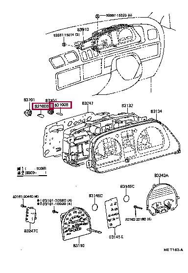8311936080 Toyota Halogen lamp