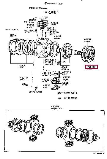9031393011 Toyota Profiled gasket