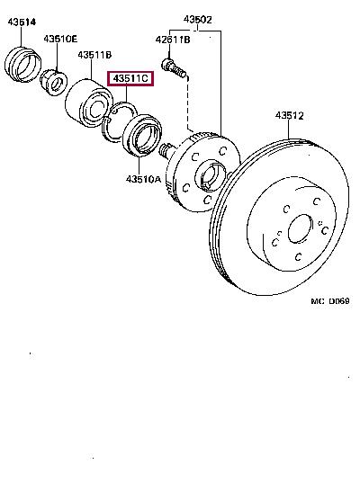 9052182001 Toyota Cotter pin