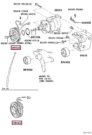 Toyota 88410-71050 MAGNETKUPPLUNG KOMPR 8841071050 8841071050 Toyota MAGNETKUPPLUNG KOMPR