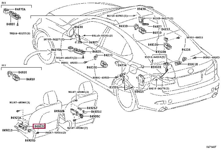 8492260120 Toyota Auto part