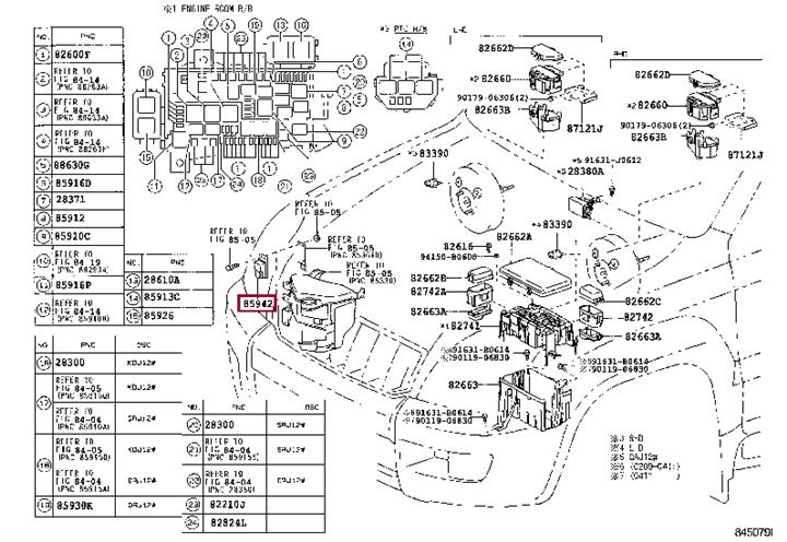 8594260020 Toyota Relay