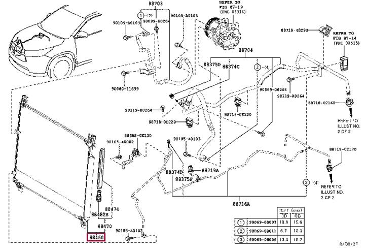 884600E070 Toyota AC Condenser