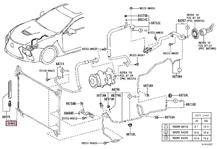 8846024120 Toyota AC Condenser