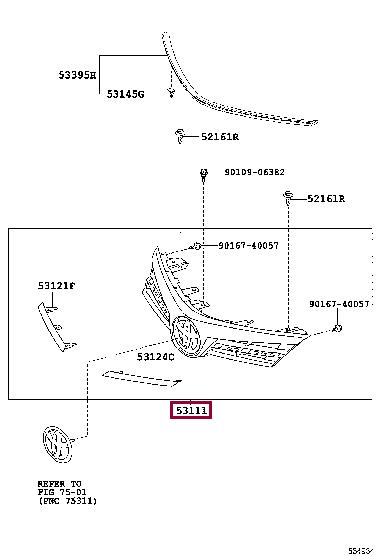 5310002700 Toyota Grille radiator