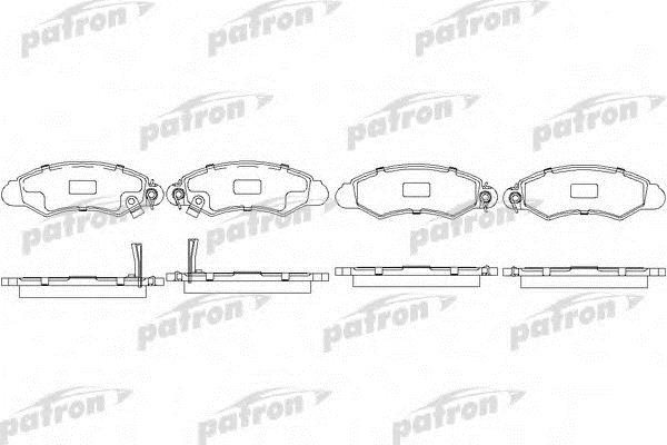 Patron PBP1459 Brake Pad Set, disc brake PBP1459