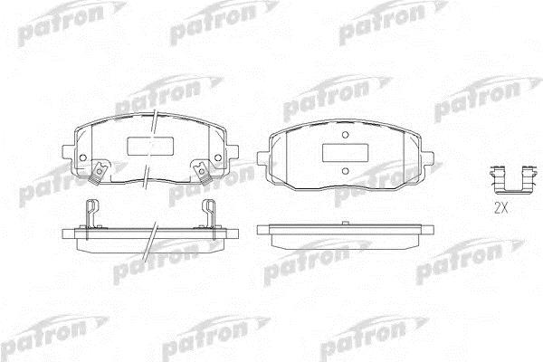 Patron PBP1783 Brake Pad Set, disc brake PBP1783