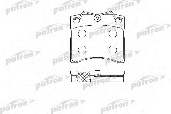 Patron PBP722 Brake Pad Set, disc brake PBP722