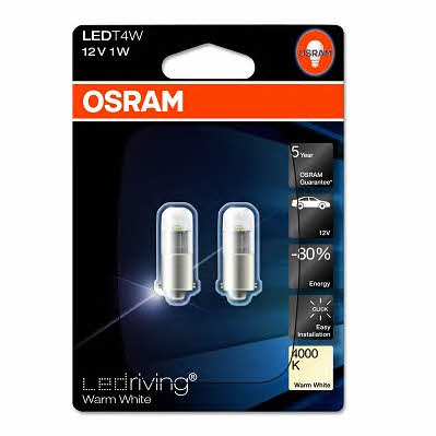 Osram 3850WW-02B LED lamp Osram LEDriving WarmWhite T8,5 12V BA9S (2 pcs.) 3850WW02B