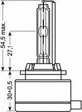 Osram 66154CLC Xenon lamp D1R 85V 35W 66154CLC