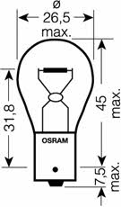 Osram 7506ULT-02B Glow bulb P21W 12V 21W 7506ULT02B