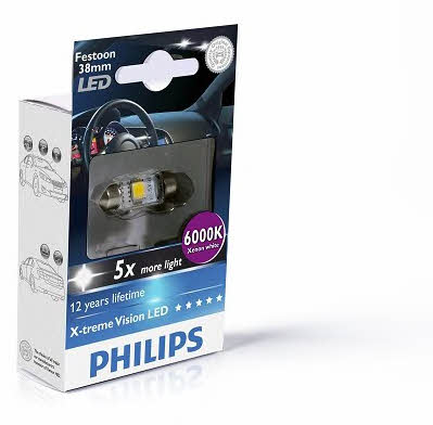 Philips 128596000KX1 LED lamp Philips X-tremeUltinon LED Festoon (C5W) 12В 1Вт 128596000KX1