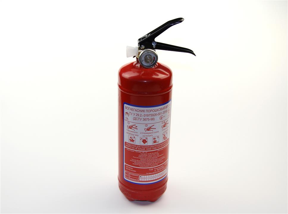 CarLife ОП-1 Powder fire extinguisher with pressure gauge, 1kg 1