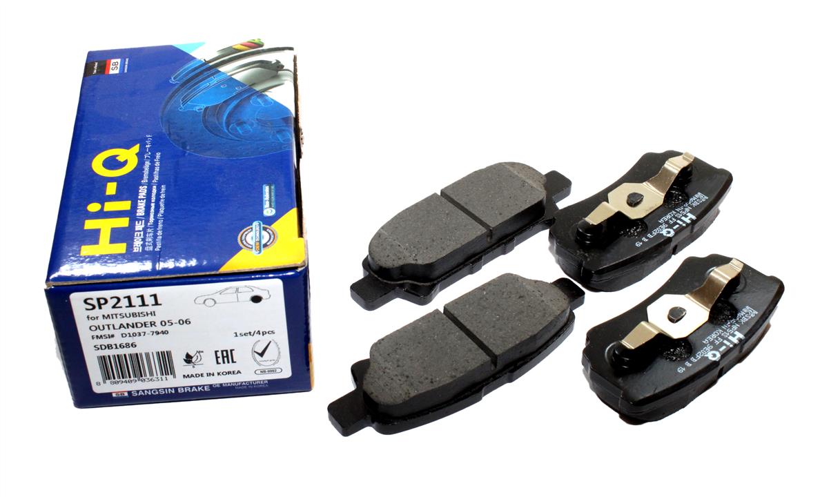 Sangsin Rear disc brake pads, set – price