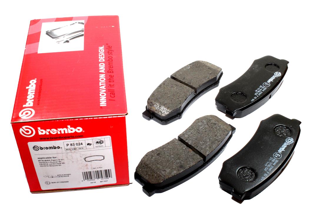 Brake pad set Brembo P 83 024