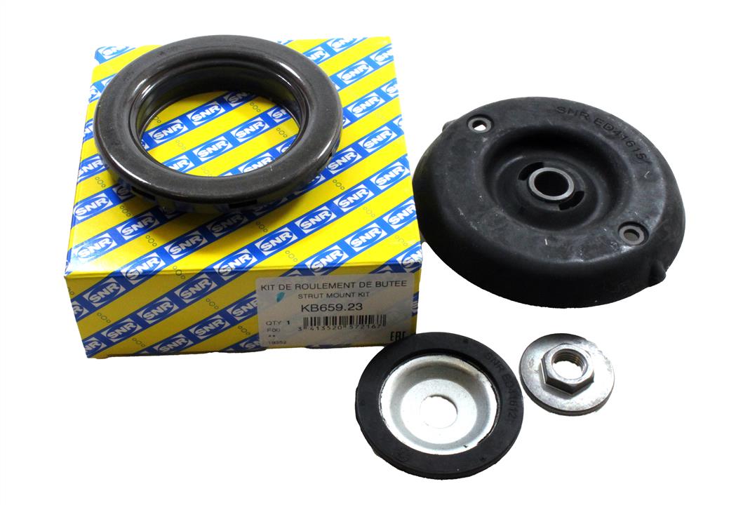 Strut bearing with bearing kit SNR KB659.23