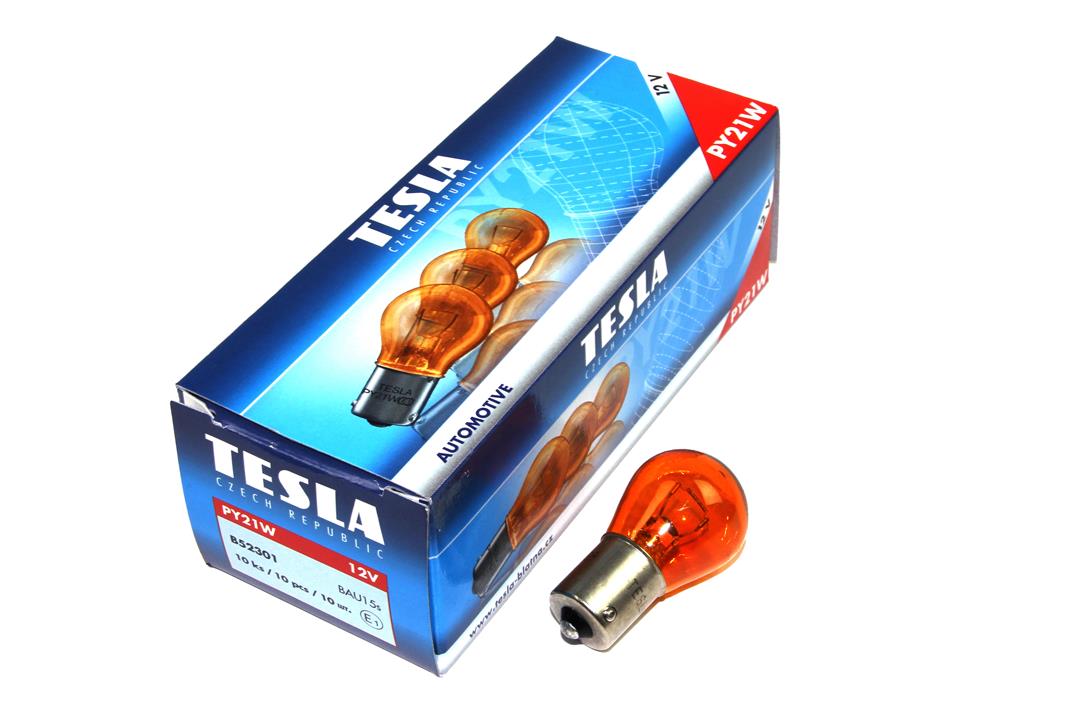 Glow bulb yellow PY21W 12V 21W Tesla B52301