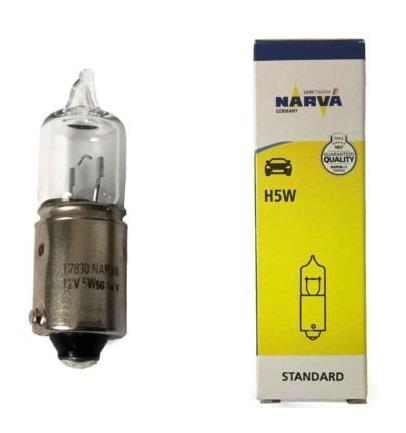 Glow bulb H5W 12V 5W Narva 178303000