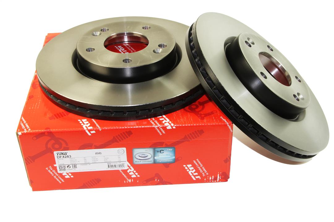 TRW Front brake disc ventilated – price 160 PLN