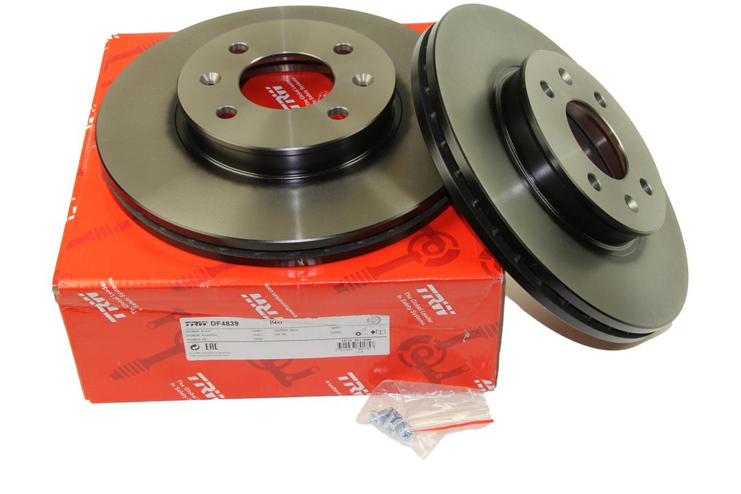 TRW Front brake disc – price 120 PLN