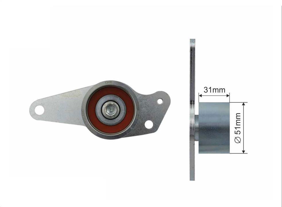 Caffaro 149-00 Tensioner pulley, timing belt 14900