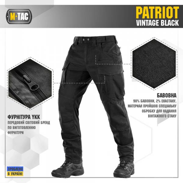 M-Tac Pants Aggressor Vintage Black 42&#x2F;36 – price