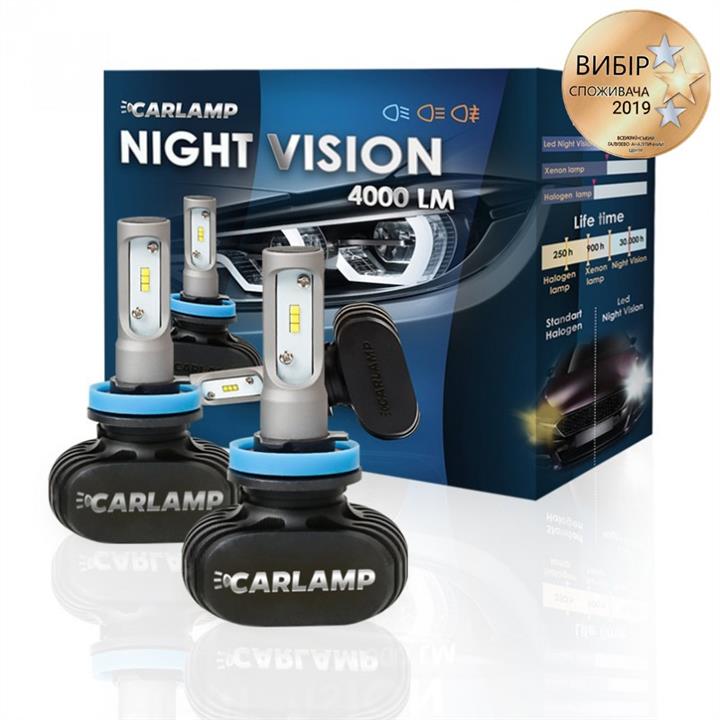 Carlamp NVH11 LED bulbs kit Carlamp Night Vision H11 12V 25W 5000K (2 pc.) NVH11