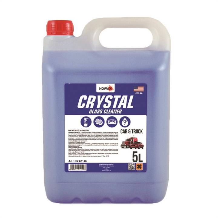 Nowax NX05140 Nowax Crystal Concentrated Glass Cleaner, 5L NX05140