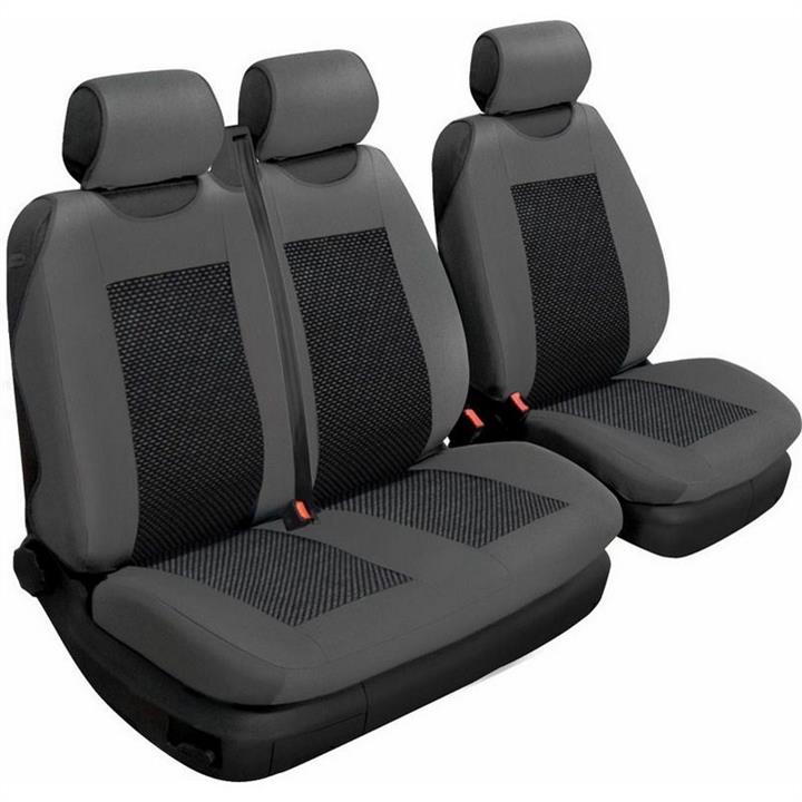 Beltex 53310 Car seat covers universal Comfort 2+1 (type A) graphite without head restraints 53310