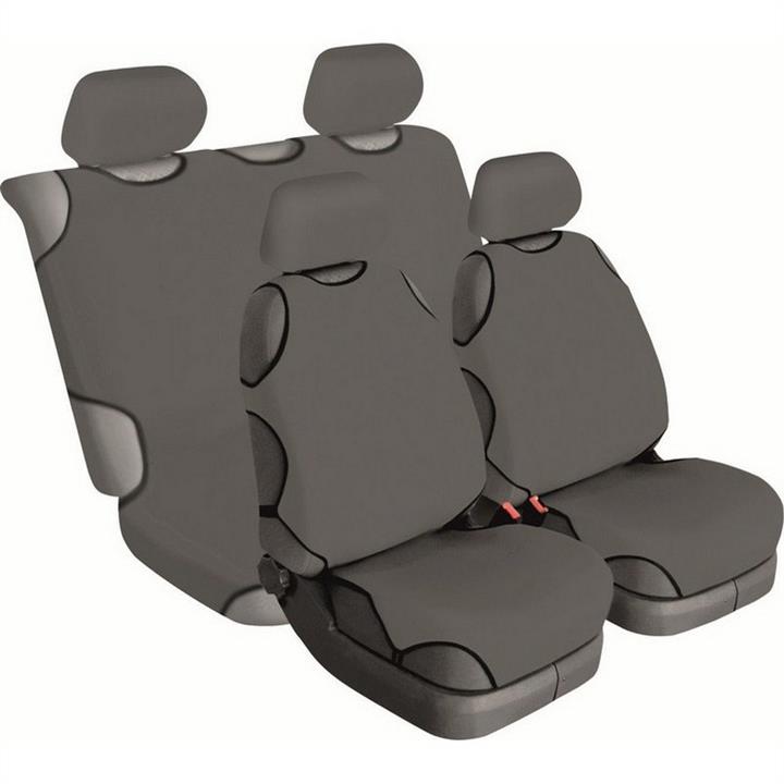 Beltex 13110 Car seat covers universal Cotton 2+2 grey without head restraints 13110