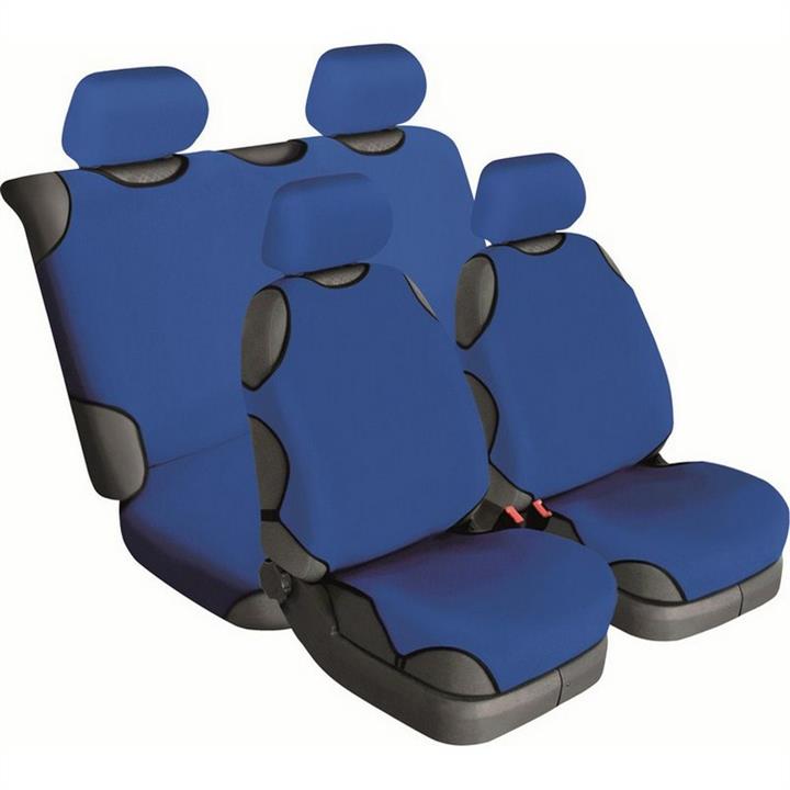 Beltex 13310 Car seat covers universal Cotton 2+2 blue without head restraints 13310