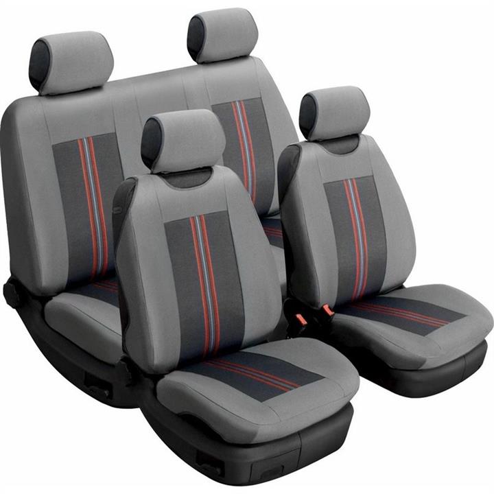 Beltex 52110 Car seat covers universal Comfort (set) grey without head restraints 52110