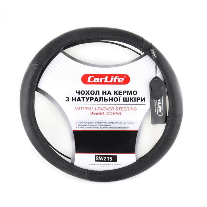 CarLife SW215XL Steering wheel cover XL (41-43cm) black SW215XL