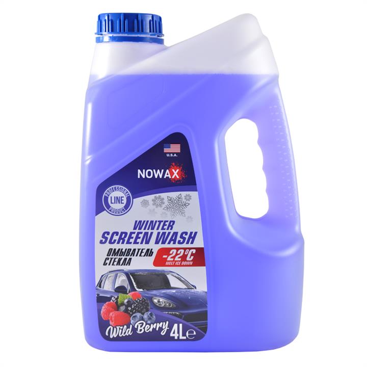 Nowax NX05124 Winter windshield washer fluid, -22°C, Berries, 4l NX05124
