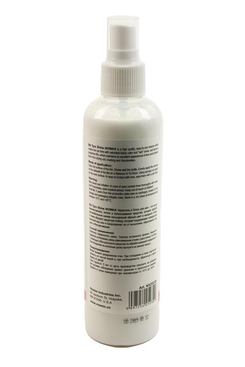 Ink and shine for tires, 250 ml Nowax NX25230