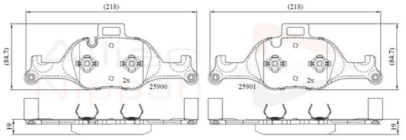 Comline ADB02363 Brake Pad Set, disc brake ADB02363