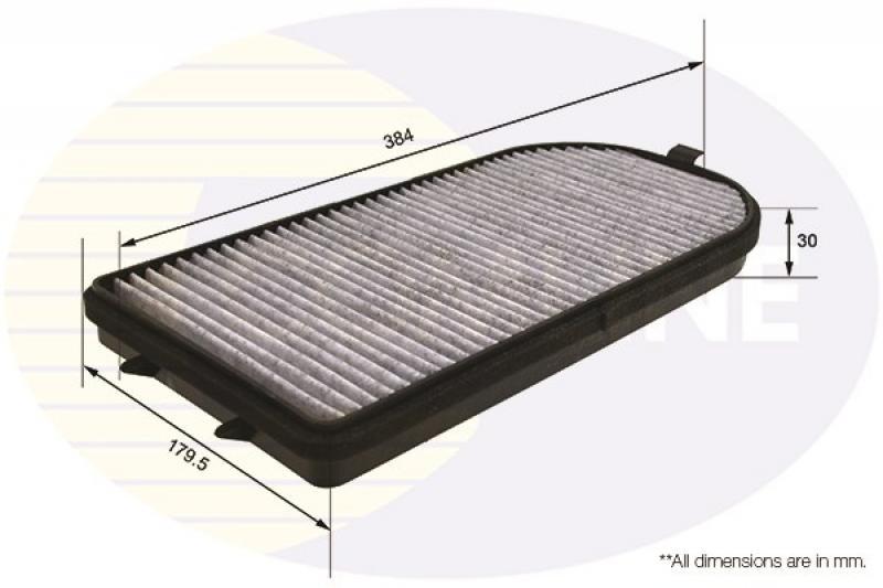 Comline EKF432A-2 Activated Carbon Cabin Filter EKF432A2