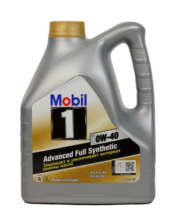 Mobil 152081 Engine oil Mobil 1 Full Synthetic 0W-40, 4L 152081