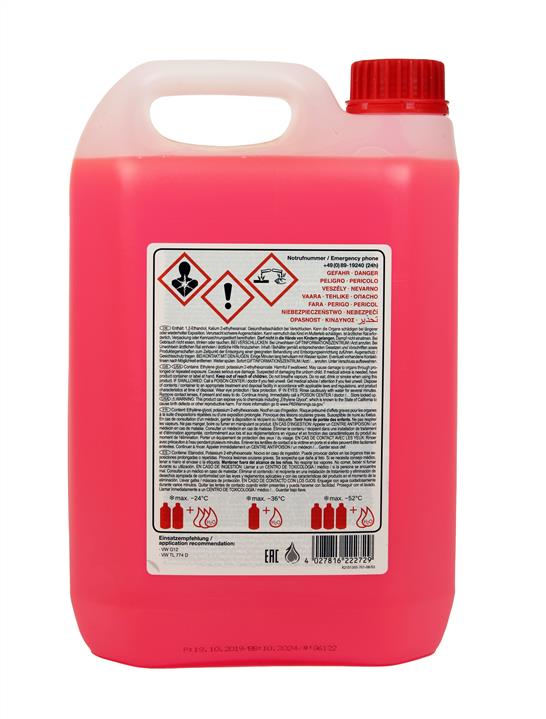 febi Antifreeze concentrate G12 ANTIFREEZE, red, 5 l – price 97 PLN