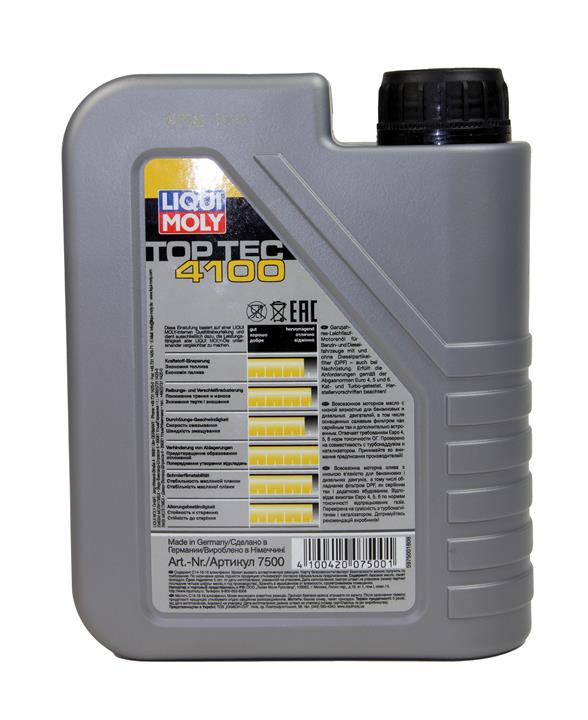 Liqui Moly Engine oil Liqui Moly Top Tec 4100 5W-40, 1L – price 63 PLN