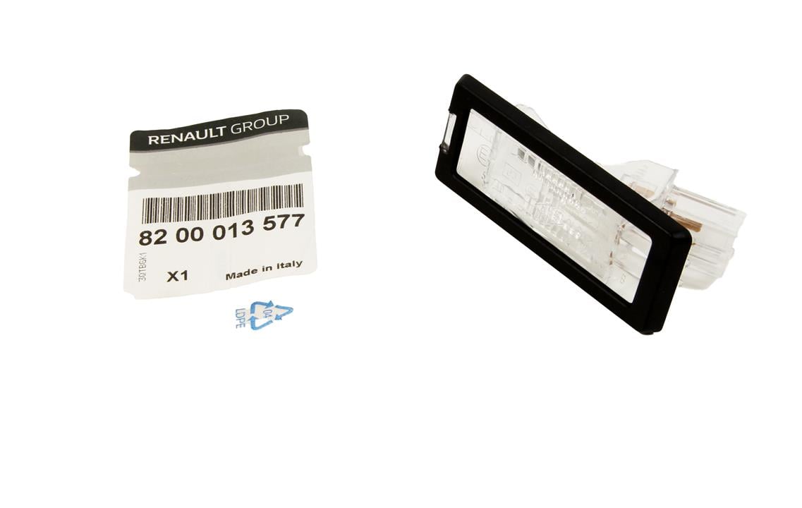 License lamp Renault 82 00 013 577
