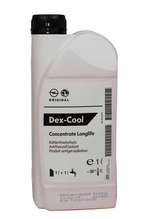 Opel 19 40 663 Antifreeze concentrate G12 DEX-COOL LONGLIFE, red, 1 l (93170402) 1940663