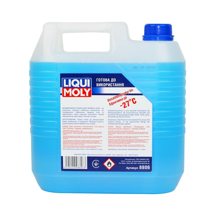 Liqui Moly 8806 Winter windshield washer fluid, -27°C, Citrus, 4l 8806