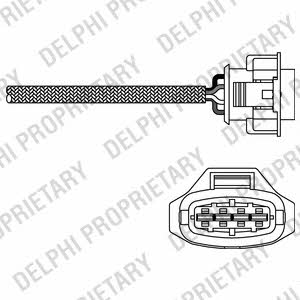 Delphi ES10791-12B1 Lambda sensor ES1079112B1