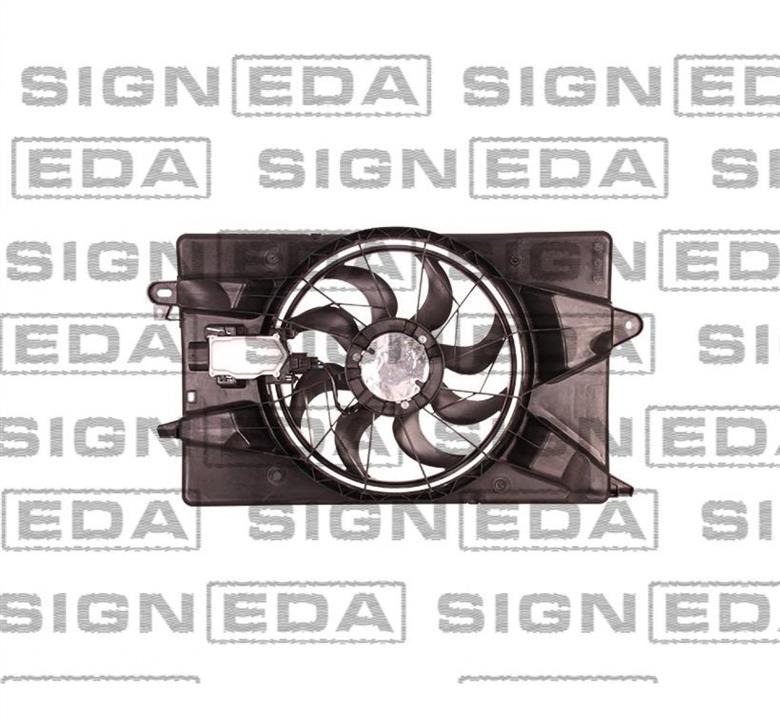 Signeda RDAM67024A Radiator fan with diffuser RDAM67024A