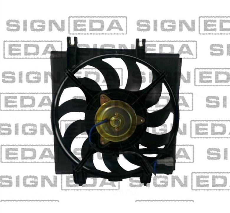 Signeda RDSB61012A Air conditioner radiator fan with diffuser RDSB61012A