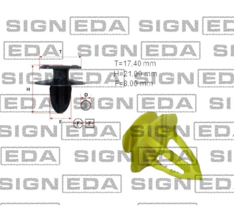 Signeda T859(10) Clips T85910